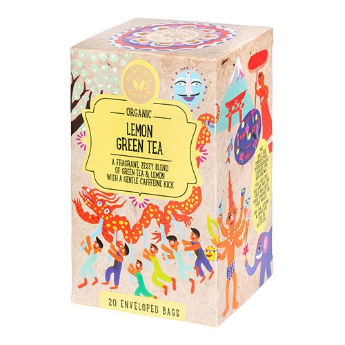 Grøn te m. citron Økologisk - 20 breve