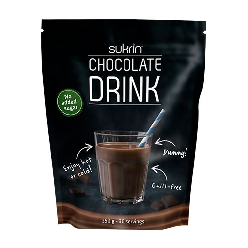 Sukrin Chocolate Drink - 250 gram - Funksjonellmat