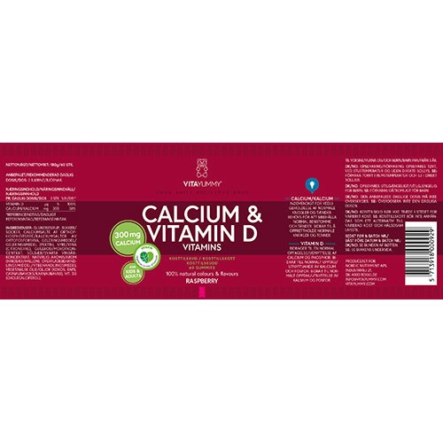 VitaYummy Calcium + vitamin D - 60 gum