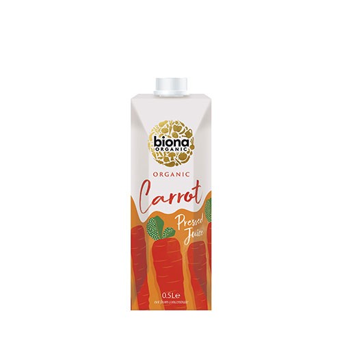 Carrot Juice Økologisk - 500 ml - Biona Organic