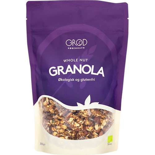 Whole Nut Granola Økologisk - 350 gram - GRØD