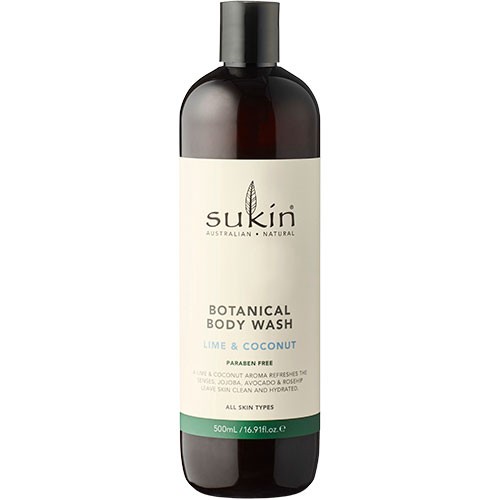 Botanical Body Wash Lime & Coconut - 500 ml - Sukin