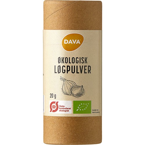 Løgpulver Økologisk - 20 gram - Dava
