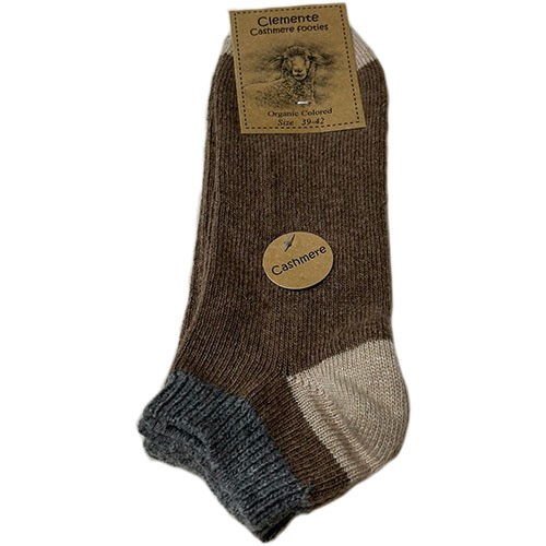 Strømper Mellemgrå/camel - Str. 35/38 1 par - Clemente