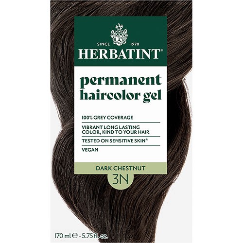 Herbatint 3N hårfarve Dark Chestnut - 170 ml -Herbatint