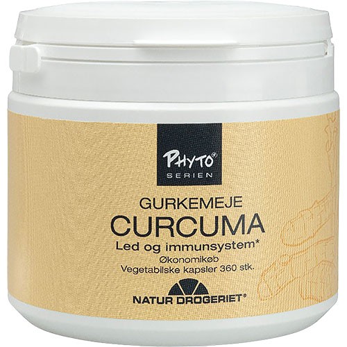 Curcuma kapsler - 360 kapsler