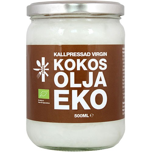 Koldpresset kokosolie Økologisk - 500 ml