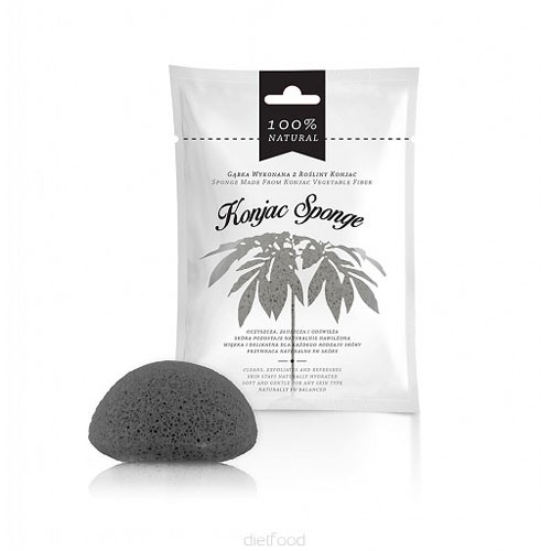 Svamp sort til fedtet og uren hud - 1 stk - Konjac