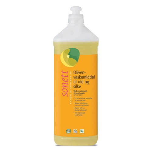 Vaskemiddel uld/silke oliven - 1 ltr - Sonett