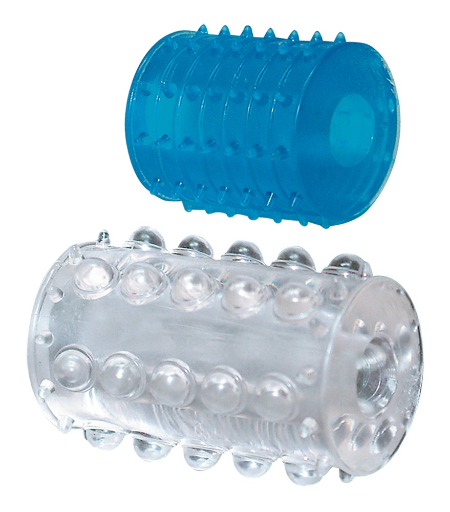 Penisringe "XL" med nubre, 2 stk., ekstra brede