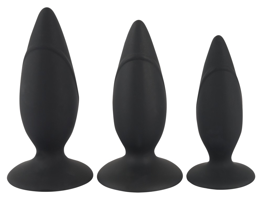 3-delt analplug-sæt
