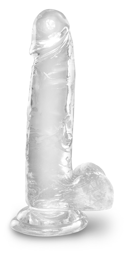 Naturdildo "7"-Cock with Balls" med sugekop
