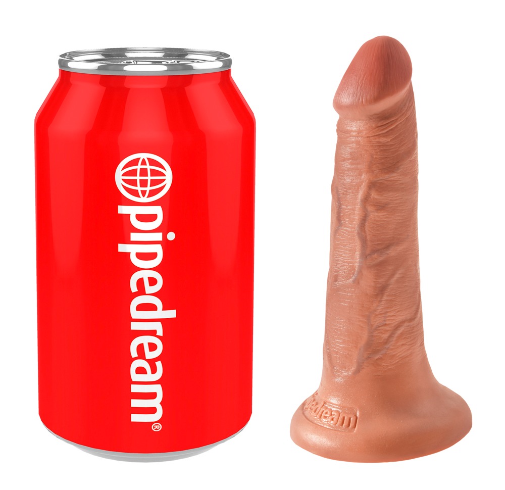 Penisdildo â5" Fleshâ med sugekop/fod