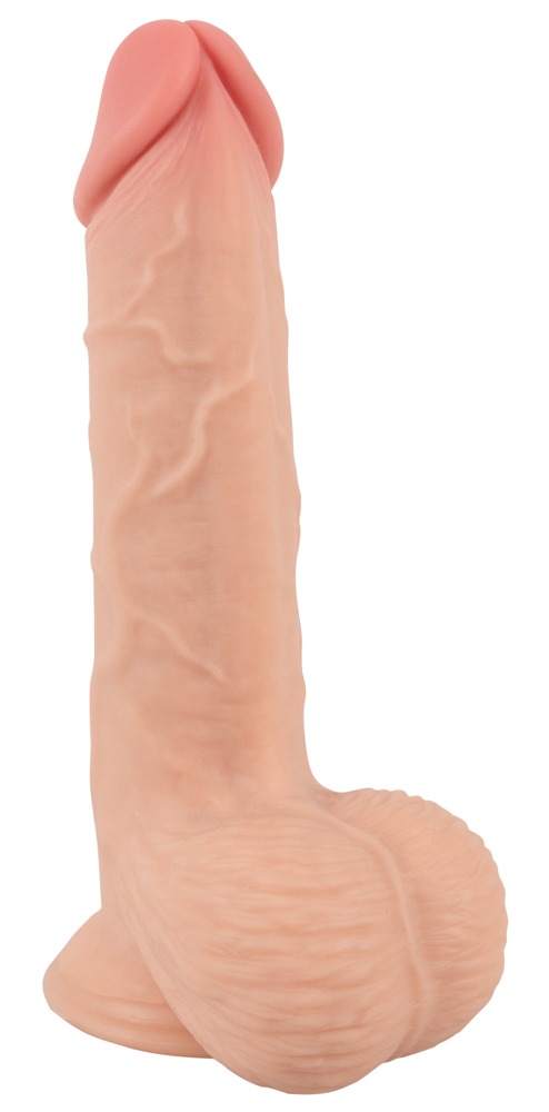 Naturdildo Dildo with moveable Skin med sugekop
