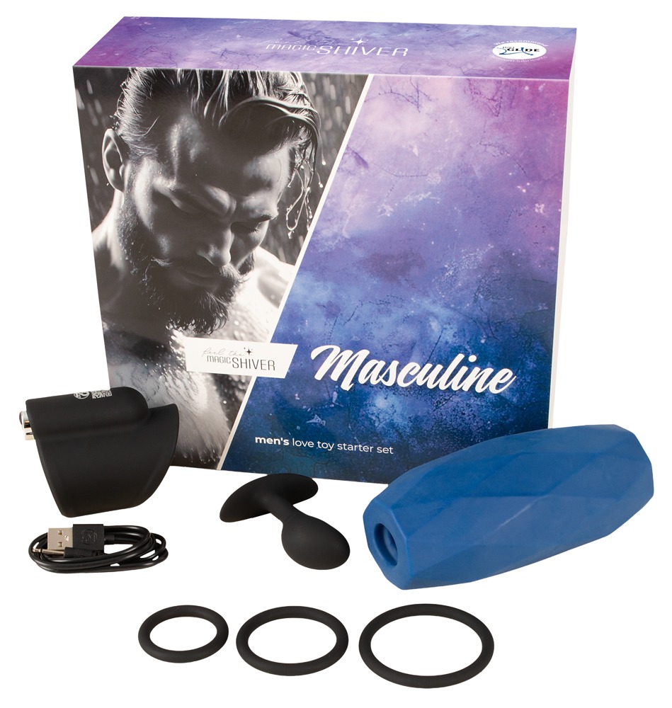 4-delt pakke "Men Love Toy Starter Set Masculine"
