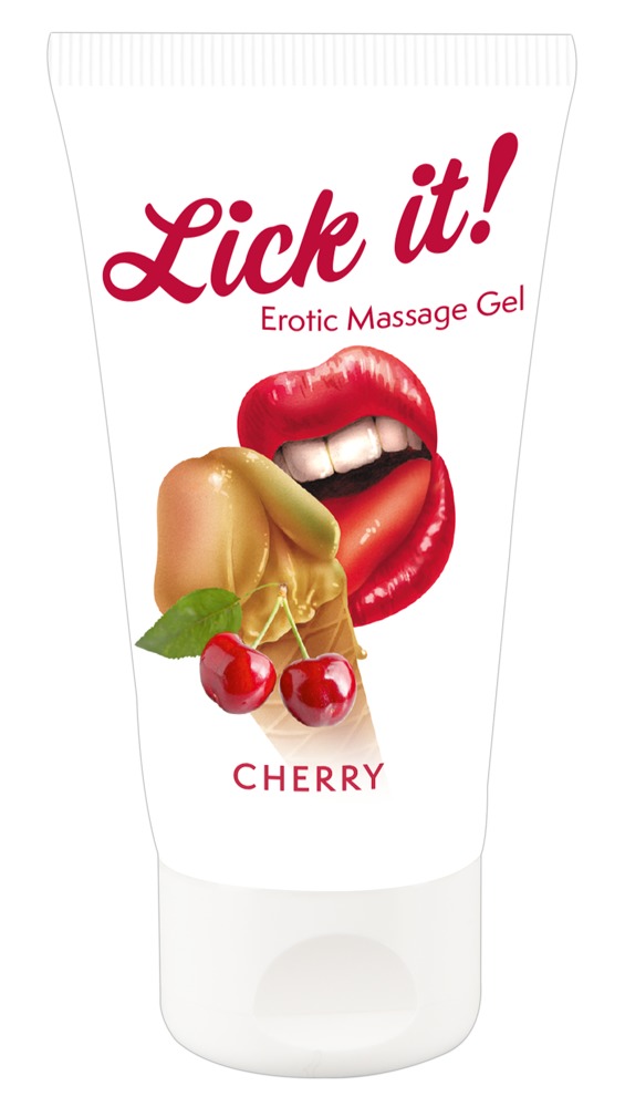 Gel Erotic Massage Gel Cherry med kirsebær aroma