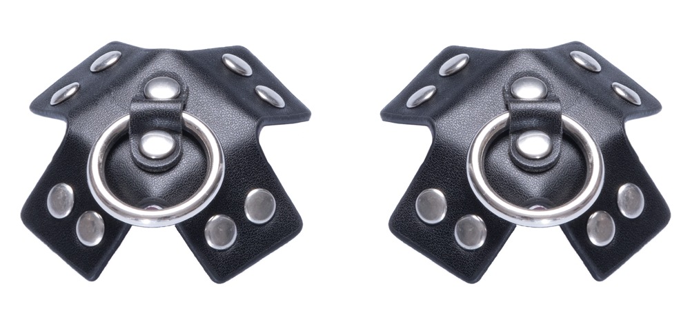 Nippelstickers Â»SMÂ« i imiteret læder