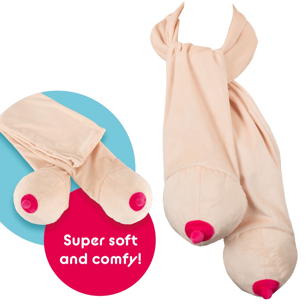 Tørklæde med bryster