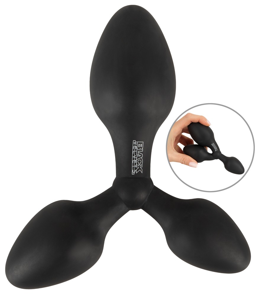 Buttplug "Training triple butt plug" af silikone
