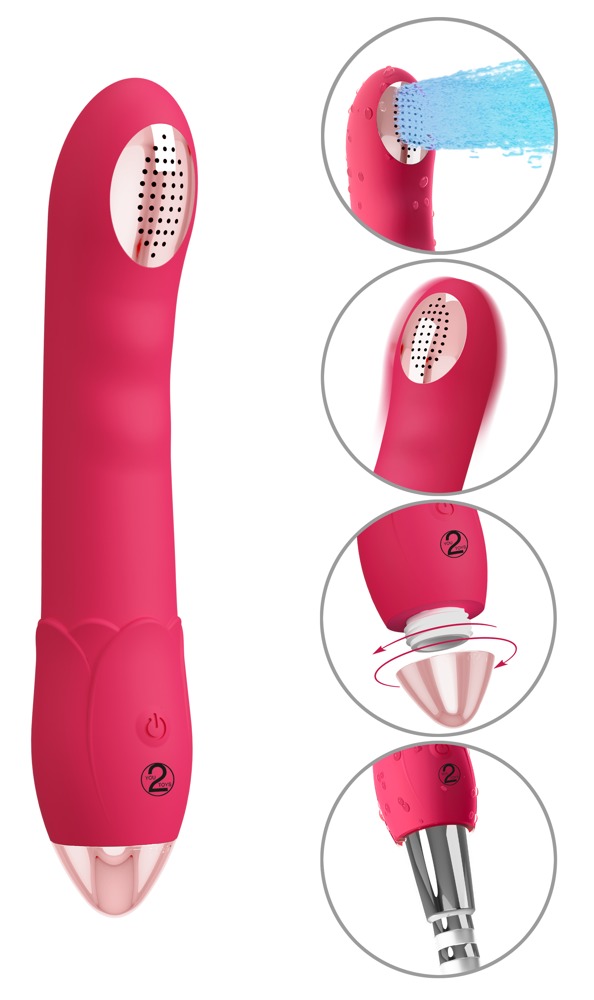 Vibrator "Showers to orgasm" som brusehoved