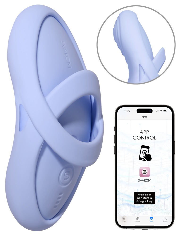 Fingervibrator "Echo 2" med varmefunktion