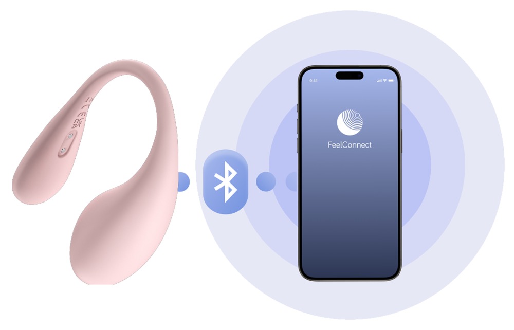 Vibro-æg "Spot", interaktiv