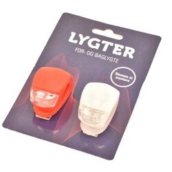 Cykellygtesæt - Forlygte og Baglygte