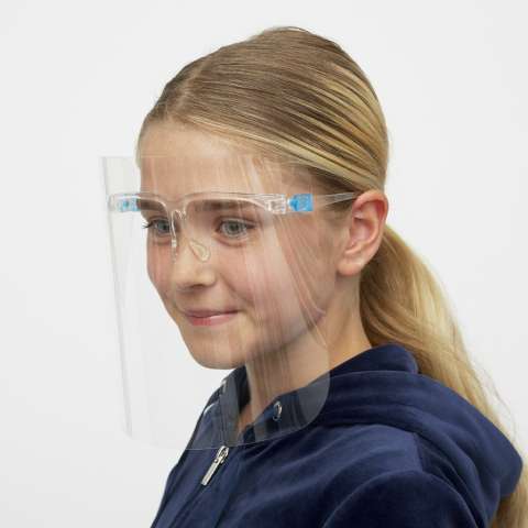 Beskyttelses Visir til voksene og børn ned til 10 år.