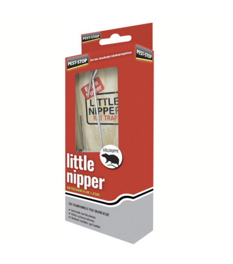 LITTLE NIPPER ROTTEFÆLDE LOCKSTOFF 1 STK I ÆSKE