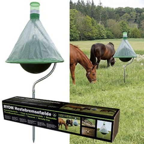 Hestebremsefælde 120 cm med jordspyd
