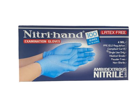 Nitrilhandsker Blå 100 Stk - i høj kvalitet