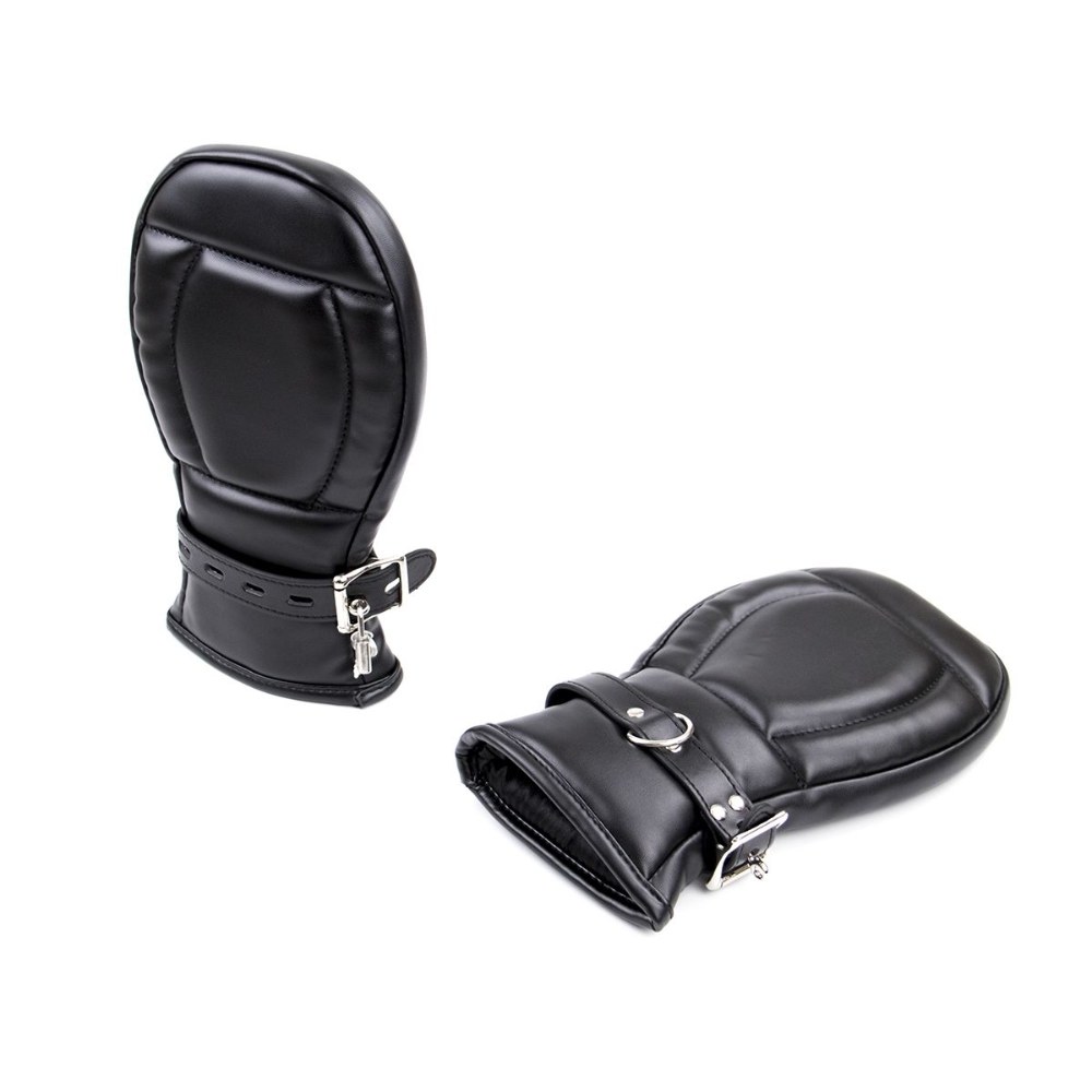 Bondage Handsker i Læder