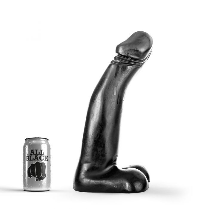 All Black - 23 Kæmpe Dildo