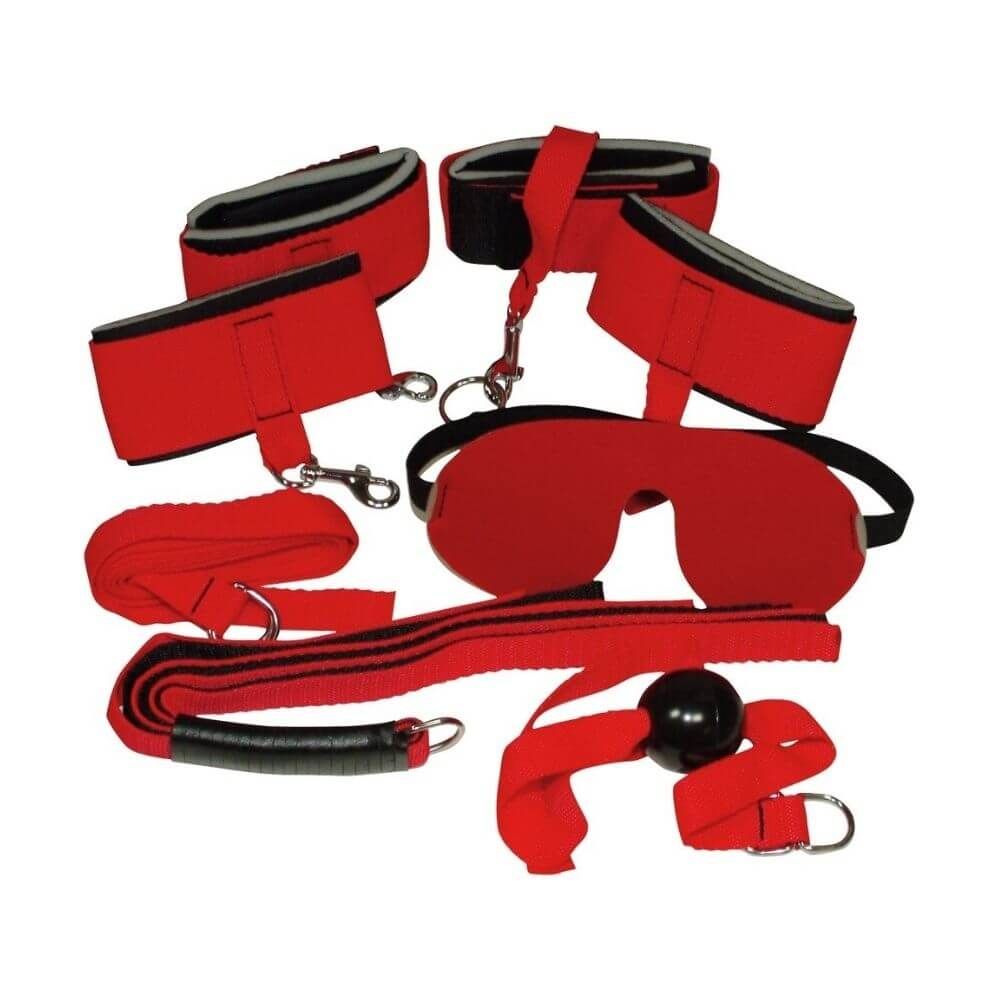 Bad Kitty Rødt Bondagesæt