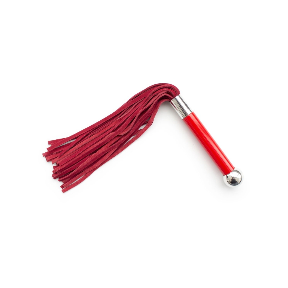 Rød Flogger med Akrylhåndtag
