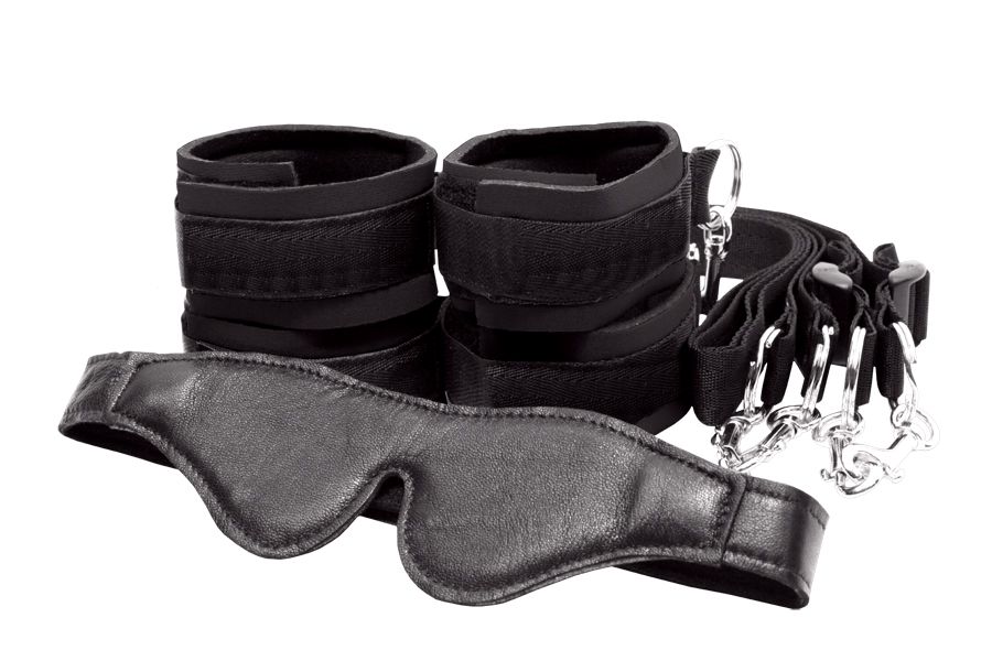 BONDAGE FANTASY RESTRAINT KIT - 7 DELE
