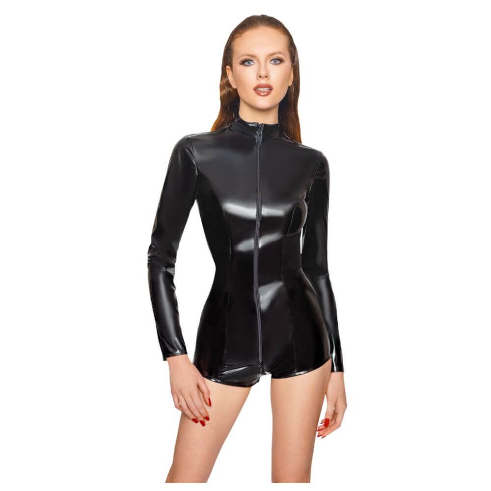 Black Level Jumpsuit med Korte Ben og Lange Ærmer L