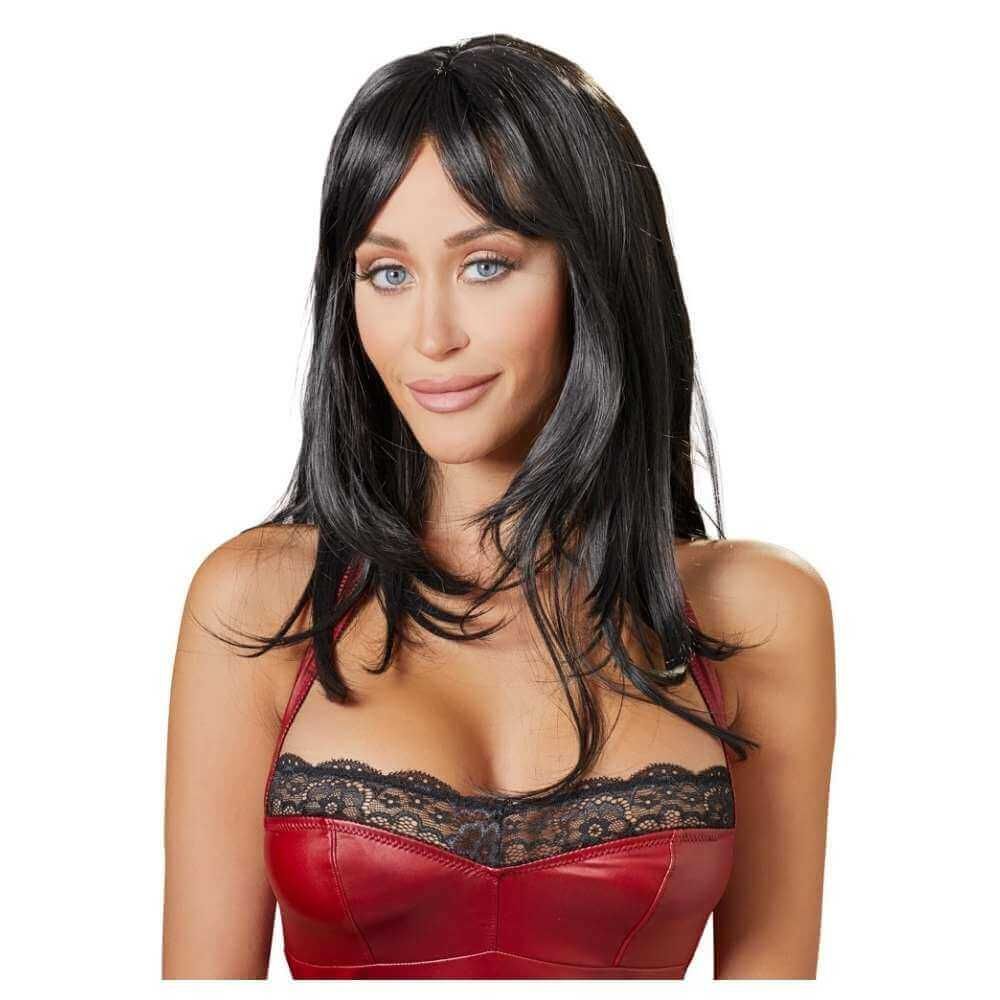 Wigged Love Lang Sort Paryk