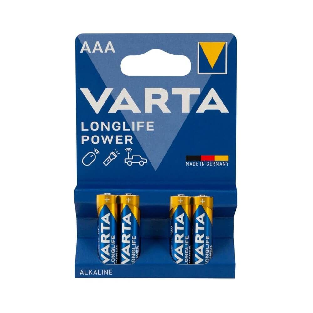 VARTA AAA Batterier - 4 stk.