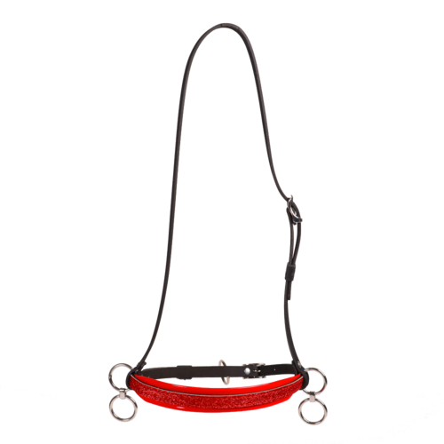 Racing Tack spærregrime med glitter - Sort med sølv glimmer, Shetland