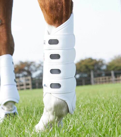 Premier Equine Carbon Tech Air Cooled Eventing Boots -bagben - Hvid, S