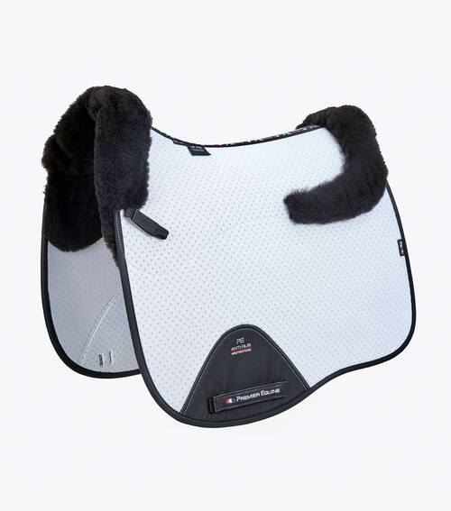 Premier Equine Close Contact Airtechnology Shockproof Wool - Dressur - Hvid/sort