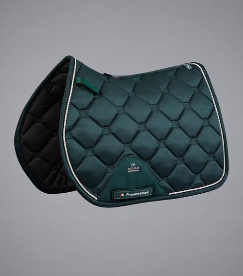 Premier Equine Saltare Close Contact sadelunderlag - Spring - Olive