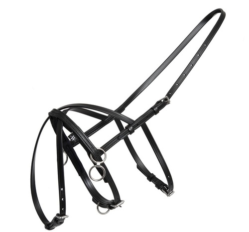 Wahlsten Premium spærregrime med krydsnæsebånd i biothane - X-full