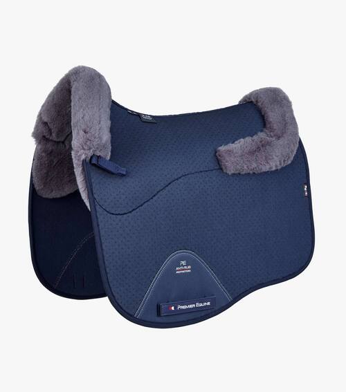 Premier Equine Close Contact Airtechnology Shockproof Wool - Dressur - Navy/grå