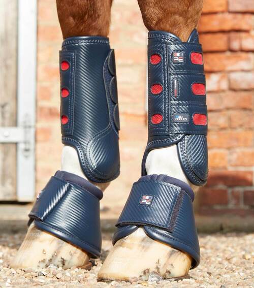 Premier Equine Carbon Tech Air Cooled Eventing gamacher - Forben - Navy, S