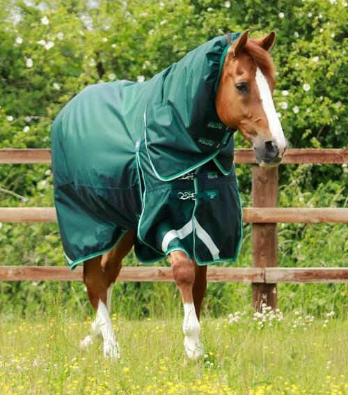 Premier Equine Buster 200g dækken med Snug Fit hals - Grøn