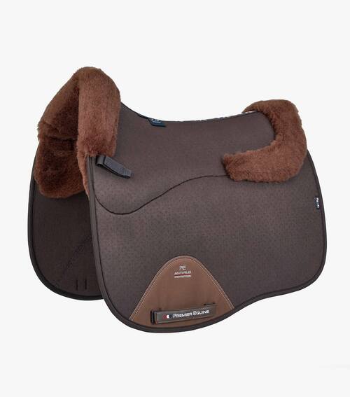 Premier Equine Close Contact Airtechnology Shockproof Wool - Dressur - Brun/brun
