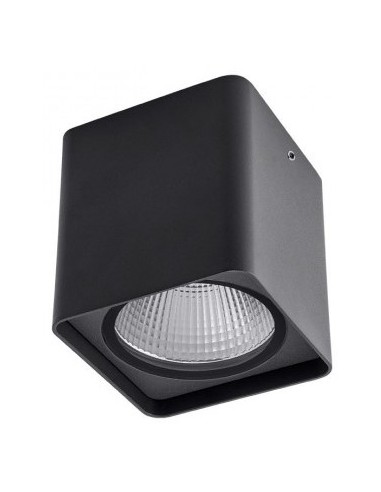 XIA Påbygningsspot i aluminium 9,5 x 9,5 cm 1 x 20W COB LED - Mat mørkegrå