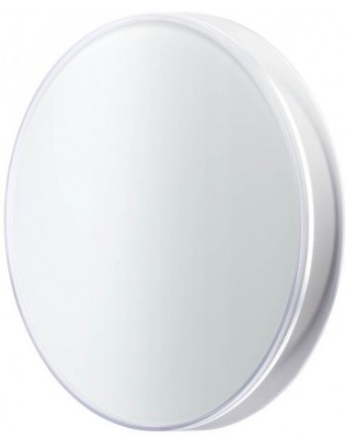 DISCUS Væglampe i aluminium og polycarbonat Ø24 cm 1 x 12W SMD LED - Mat hvid